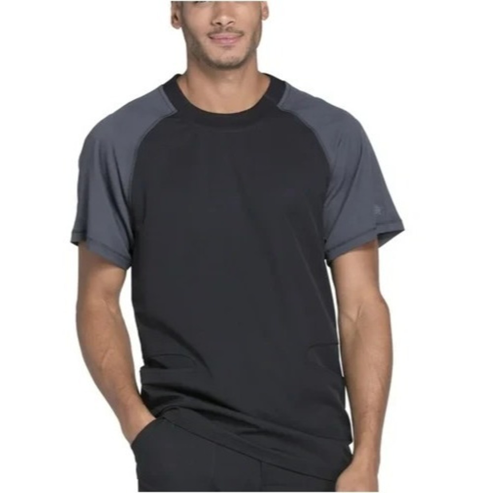 Dickies Dynamix Medical Scrubs Top for Men Crew Neck -XL